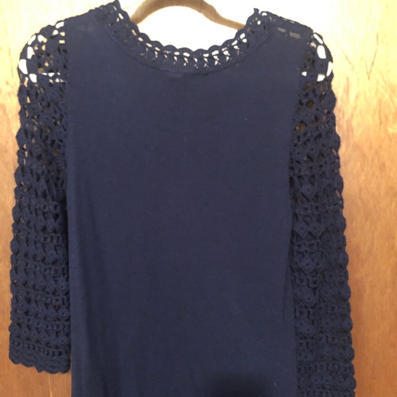 Lilly Pulitzer navy sweater dress size large - Picture 5 of 5